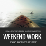 Website Review Weekend Work Marketing Strategy